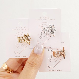 ear cuff ต่างหูหนีบ ต่างหูคล้องหู