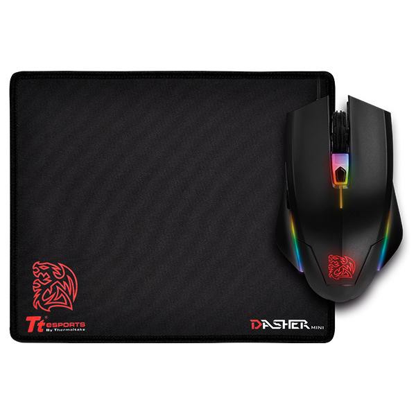 เมาส์เกมมิ่ง Tt eSPORTS TALON ELITE RGB & MOUSE PAD DASHER MINI