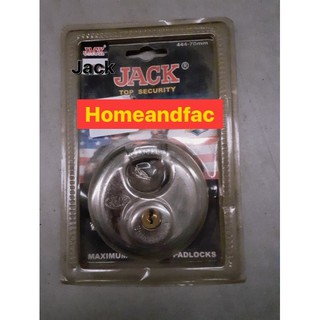 กุญแจ JACK รุ่น 444 ขนาด 70 มม  แม่กุญแจ กุญแจสแตนเลส แท้ 304 JACK 70มม. รุ่น 444-70mm