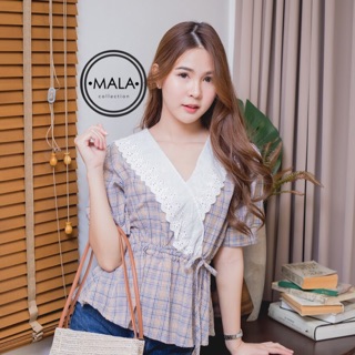 เสื้อลายสก๊อต♥️“ Matilda Ribbon Scotch ”