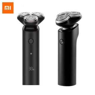 Original Xiaomi Mijia เครื่องโกนหนวดไฟฟ้า S500 กันน้ําแบบชาร์จไฟได้ 3D