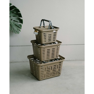 ตะกร้า Heavy Duty Basket ใส่ของอเนกประสงค์ อุปกรณ์ แคมป์ปิ้ง ทำสวน เครื่องมือช่าง (Made in Japan)