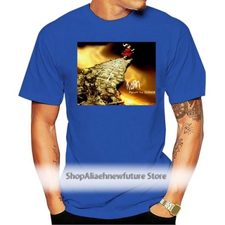 ถูกสุดๆเสื้อยืด ผ้าฝ้าย พิมพ์ลาย Korn Track lead Rock Nu Metal สําหรับผู้ชายรหัสเต็ม