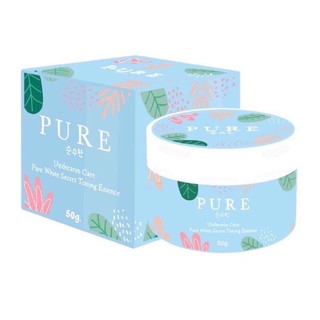 ครีมเพียว PURE รักแร้ขาวเนียน 10 วัน ❗️ครีมทาเฉพาะจุด รักแร้ ข้อศอก หัวเข่า ขาหนีบ ก้น ช่วยให้รักแร้ขาว เนียน ไม่มีกลิ่น