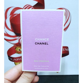 น้ำหอมชาแนล แท้💯%Chanel Chance Eau Fraiche - Eau de Toilette 1.5ml.