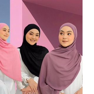 ☼ Pashmina 2 IN 1 / PASHMINA + INNER 2IN1 สามารถด้านหลังได้ ✤