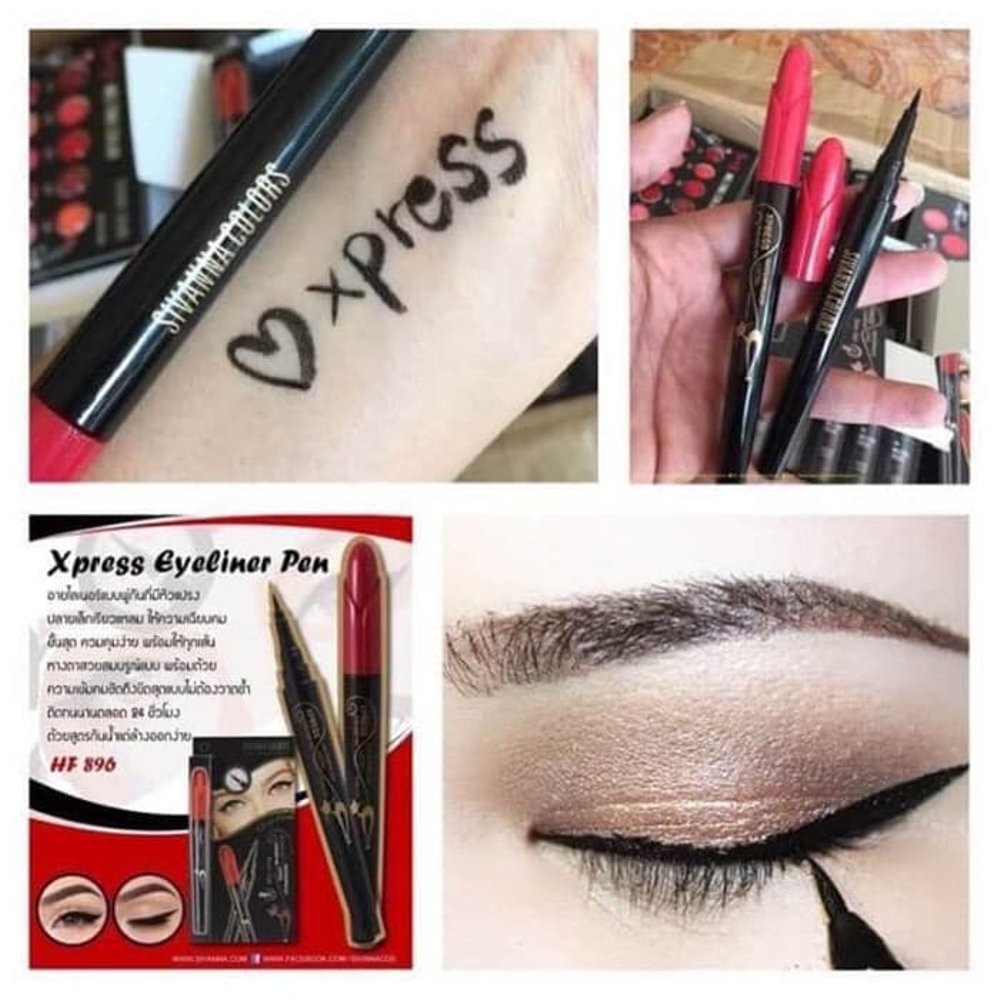 ของแท้ อายไลเนอร์ Sivanna Xpress Eyeliner Pen HF896 parunsuphafiestjansaeng ThaiPick