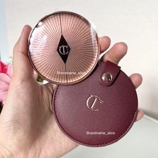 แท้💯 กระจก Charlotte Tilbury สีเลือดหมู พร้อมซองหนัง