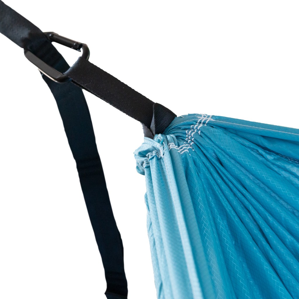 เปลสำหรับเดินป่า Mikk ผ้าไนลอน Ripstop สัมผัสนุ่ม พร้อมสายคล้องแบบแบนและคาราบิเนอร์ - รูปที่ 4