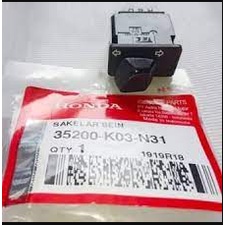 TOMBOL 35200-K03-N31 HGP AHM 100% ORIGINAL BLADE RITING BUTTON SUPRA X 125 FI BEAT POP ECO STREET SC