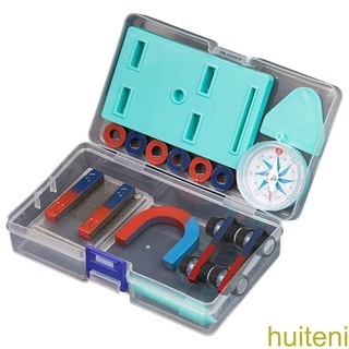 [huite]Kids Science Magnet Set Bar Ring Horseshoe Compass Car Kit Children Educational Experiment Tools Farfi DIY แหวนแม่เหล็ก เกือกม้า เครื่องมือทดลองวิทยาศาสตร์ ของเล่นเด็ก