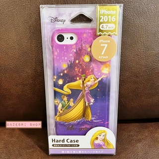 Case iPhone 7/8 from Japan แบบแข็ง ลาย Disney (Rapunzel) ม่วง