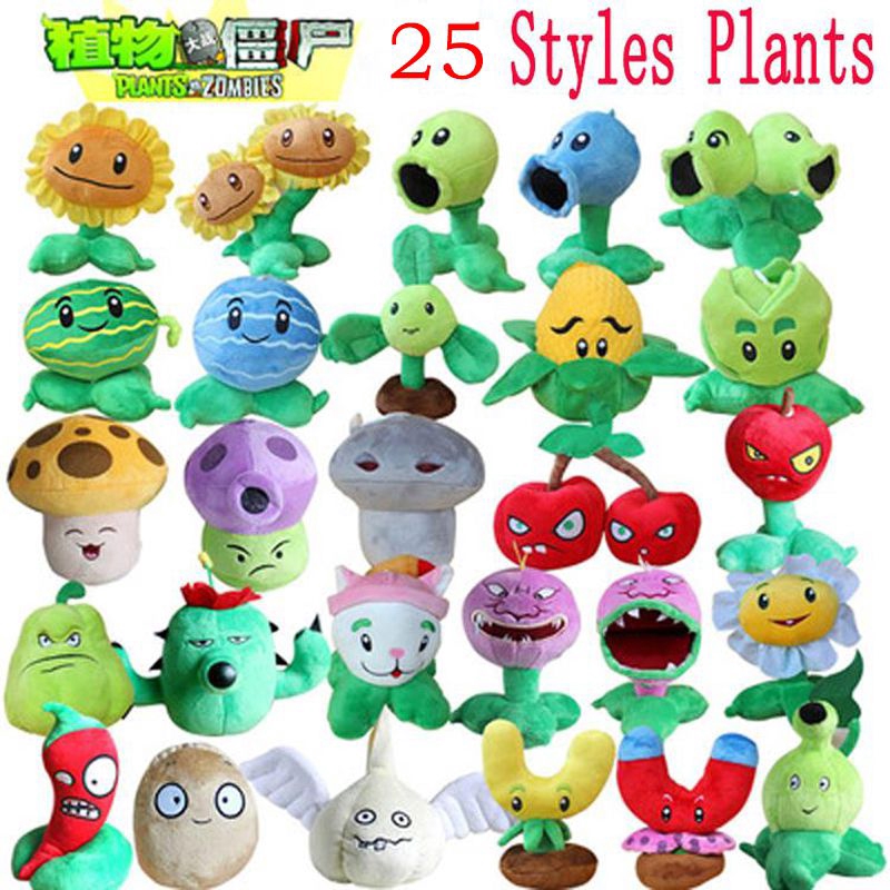 Plants Vs Zombies ตุ๊กตาเนื้อนุ่ม Plants Vs Zombies Vs Zombies Pvz