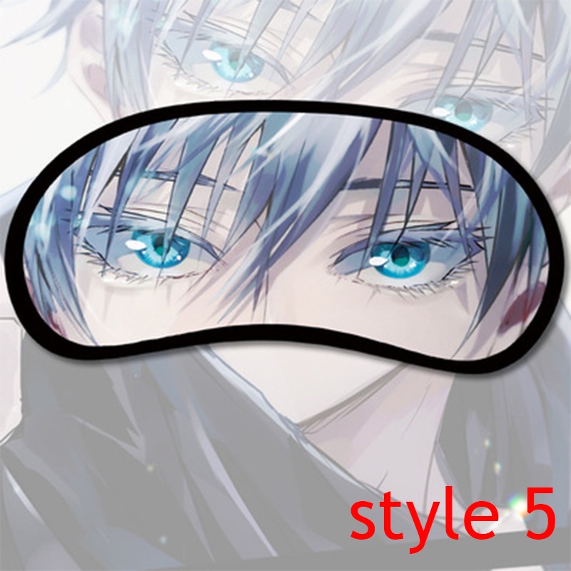 หน้ากากปิดตานอนหลับอะนิเมะ Jujutsu Kaisen Eyeshade Gojo Satoru Itadori Yuji
