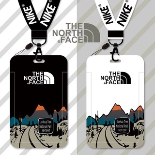 The North Face การไหลเข้าของผู้ชายที่เรียบง่ายบัตรโรงเรียนบัตรรถบัสนักเรียนวิทยาเขตบัตรข้าวบัตรป้ายโรงงานขนส่งบัตรควบคุมการเข้าถึงค กรอบใส่บัตรพนักงาน ซองบัตรพนักงาน ใส่บัตรพนักงาน cardholder คล้องคอ บัตรพนักงาน กระเป๋าตังค