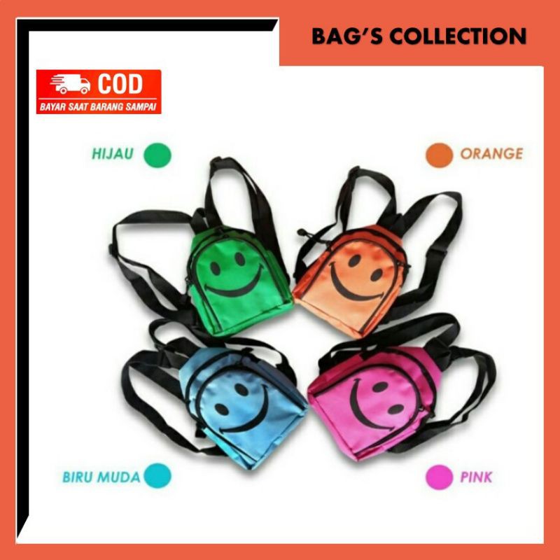 MINI CHILDRENS BACKPACK/MINI SMILE CHILDRENS BACKPACK/CUTE CHILDRENS BAG/MINI CHILDRENS