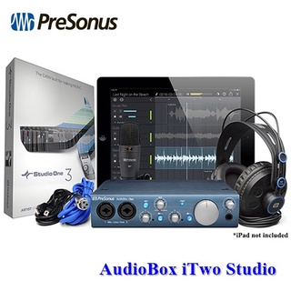 PreSonus AudioBox iTwo Studio ชุดบันทึกเสียงแบบครบเซ็ต สำหรับผู้เริ่มต้นจนถึงระดับมืออาชีพ