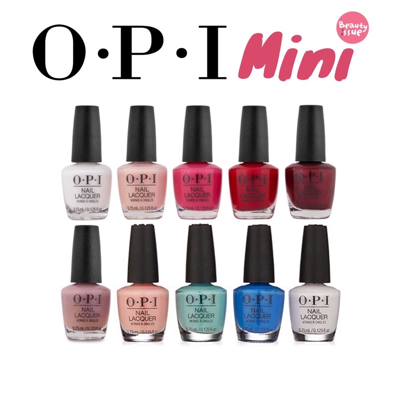 OPI ยาทาเล็บขนาดทดลอง 3.5 ml Tester mini size ของแท้  มีสีใหม่อัพเดตเรื่อยๆ Update 3/3/26 ค่ะ แท้ 100%