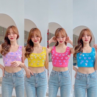 Tuktaclothing น้อนน่ารักมาก "summer crop" เสื้อ crop ที่ปังสุดในตอนนี้ ดีเทลดีงาม ทรงสวย งานสอยเปลือกหอยแฮนเมค