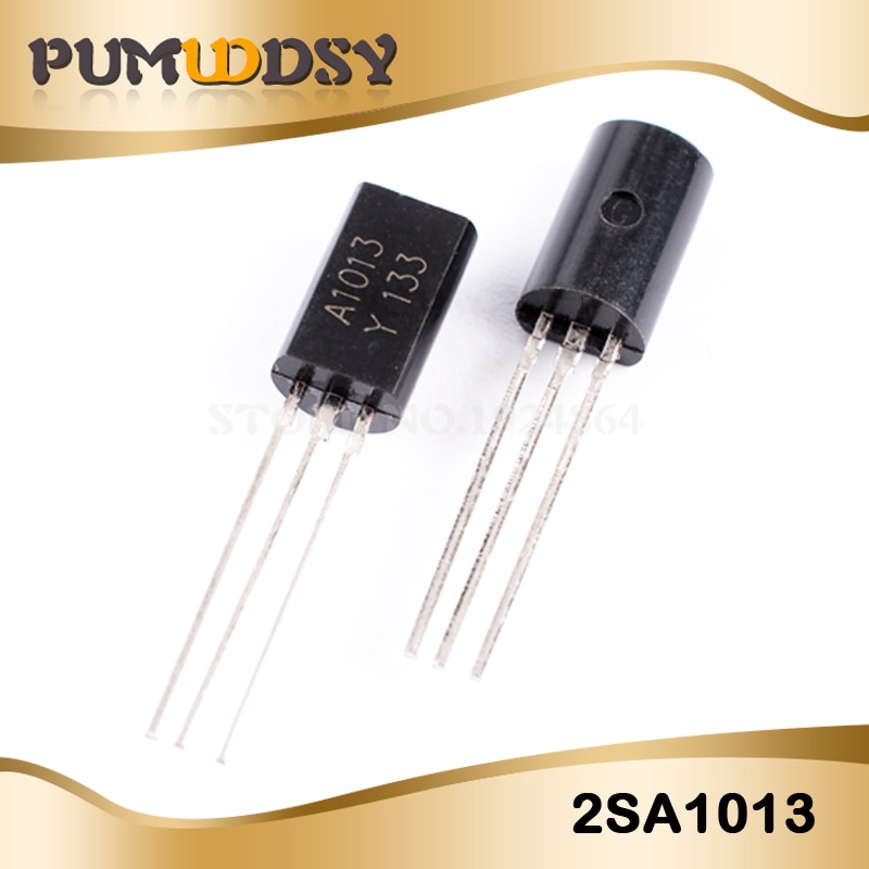 50pcs 2SA1013 TO92 A1013 TO-92 Bipolar ทรานซิสเตอร์- BJT ทรานซิสเตอร์ PNP 160V 1Apolar