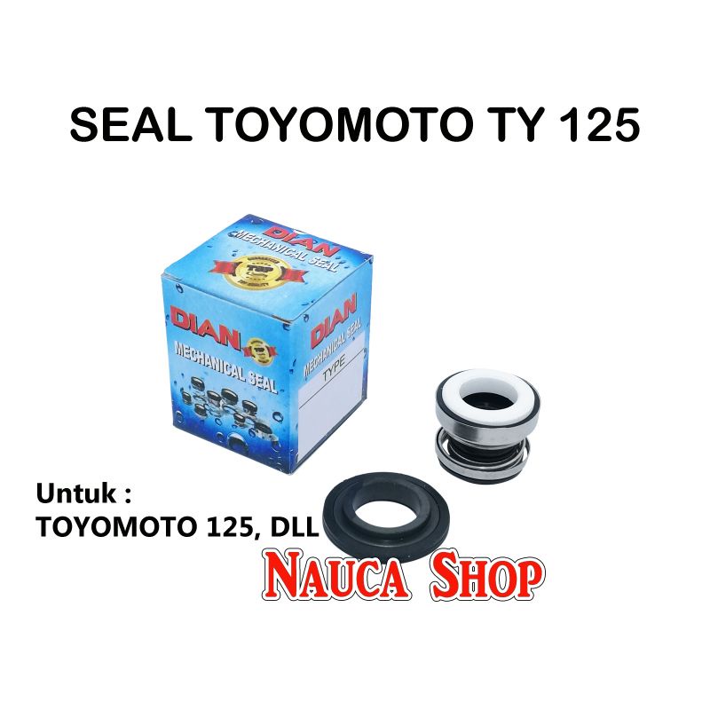 TY 125 / TOYOMOTO 125 / ซีลกลไก / ซีลกลไก / ปั๊มน้ํา SPARE PART