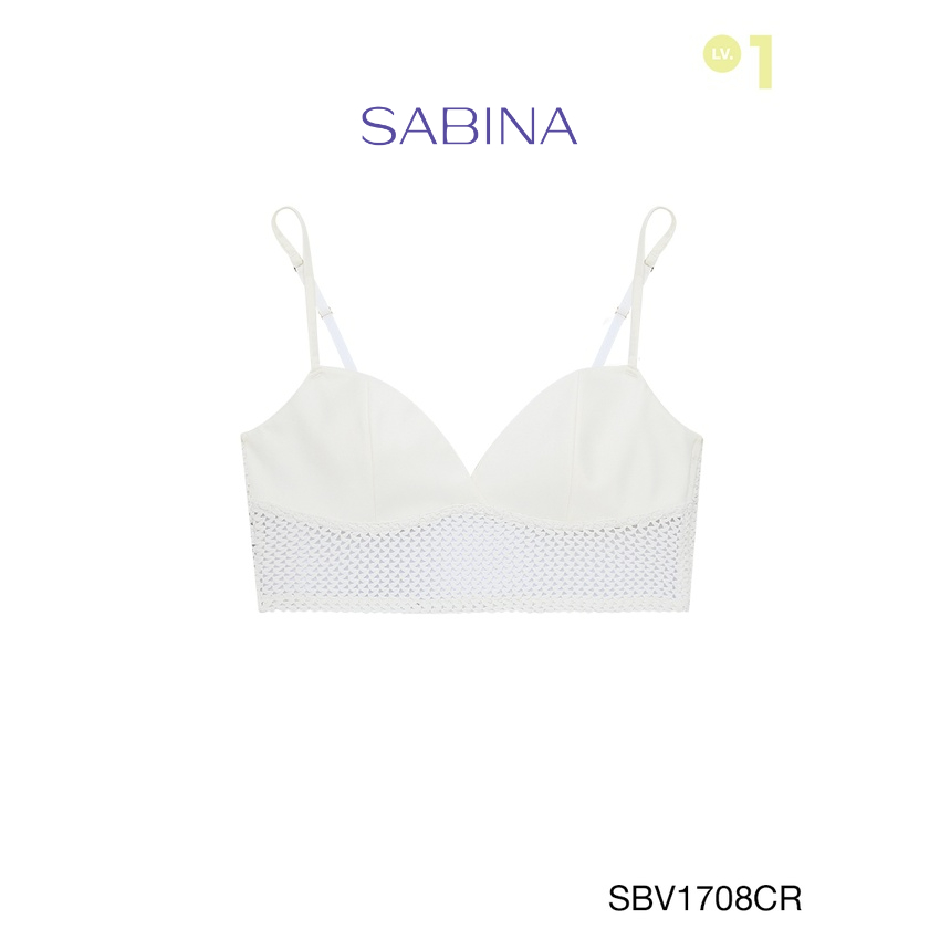 SABINA เสื้อชั้นใน รุ่น MAD MOISELLE CRUISE'22 รหัส SBV1708CR สีครีม