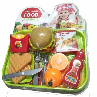 ของเล่นเด็กชุดอาหารบนโต๊ะ TABLEWARE FOOD - ROY TOYS