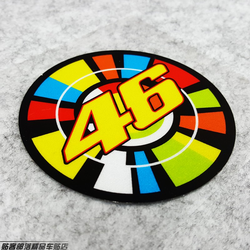 Tieke Tribe Car Sticker -46 Rossi Sun Moon Helmet Element New ...