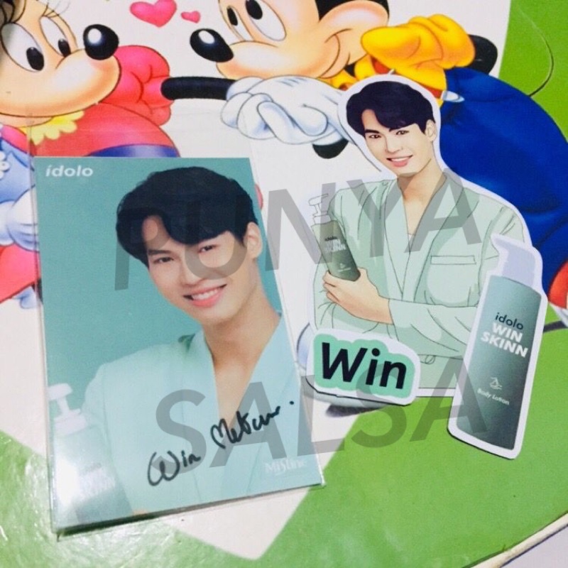 Photocard pc win metawin idolo (หนังสือ)