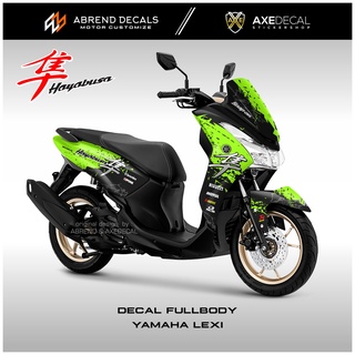 สติกเกอร์รูปลอก ลาย LEXI LIVERY HAYABUSA FULL BODY YAMAHA LEXI สําหรับติดตกแต่งรถจักรยานยนต์ พร้อมส่ง