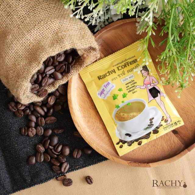 Rachy Coffee 30 ซอง.ไม่มีน้ำตาล ไม่มีไขมันทรานส์ - mammothktee - ThaiPick
