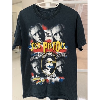 เสื้อยืดผ้าฝ้ายพิมพ์ลายขายดี ☠️❌ขายแล้ว❌☠️ SEX PISTOLS GOD SAVE The QUEEN🔥☠️