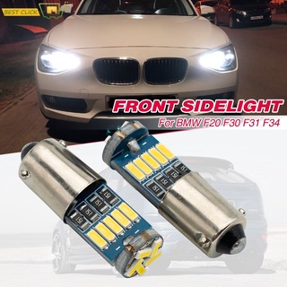 หลอดไฟจอดรถยนต์ LED H6W Bax9S สีขาว สําหรับ BMW F30 F31 F34 320d 320i 328i 335i