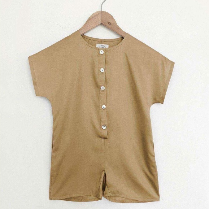 Sage Zigi Petit ชุดรอมเปอร์อูฐ