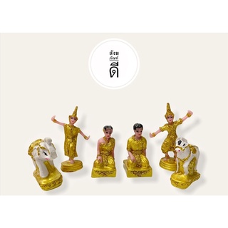 เครื่องตั้งศาล ชุดบริวารศาล แก้บน ครบชุด งานเรซิ่น เกรดA เขียนทองสวย เกรดAAA ราคาโรงงาน