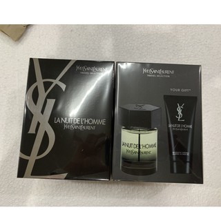 YSL La Nuit De LHomme 100ml EDT set 2 ชิ้น  กล่องซีล(เช็คสต้อคก่อนทำรายการนะคะ)