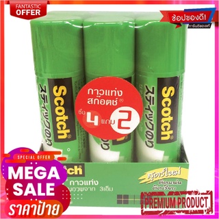 สก๊อตช์ กาวแท่ง 25 กรัม แพ็ค 4 แท่งScotch® Glue Stick 25G. 4 Pcs/Pack