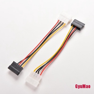 [brx1GUMO] สายเคเบิลอะแดปเตอร์ฮาร์ดไดรฟ์ IDE Molex เป็น 15-Pin Serial ATA SATA HDY 4 Pin 1 ชิ้น