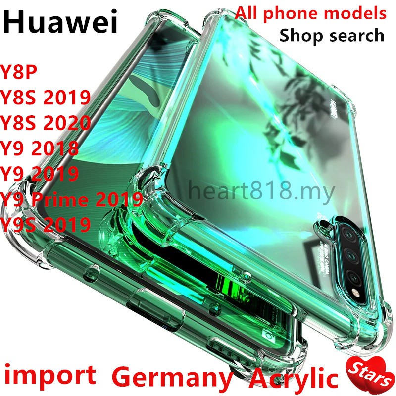 เคสโทรศัพท์อะคริลิค / Huawei Y9A Y8P Y8S Y9 Y9S Prime 2019 2020 / เคสนิ่ม / เปลือกหลังใส / ป้องกันการระเบิด / กันหล่น / เปลือก