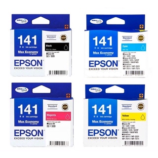 ตลับหมึกอิงค์เจ็ท epson สีดำ T141190 (141) หมึกพิมพ์แท้คุณภาพเยี่ยม