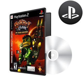 แผ่นเกมส์ PS2 - Ratchet &amp; Clank Up Your Arsenal (USA)