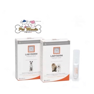 Labyderm Premium Cover 4 ml (สำหรับสุนัขน้ำหนักมากกว่า20kg) ผลิตภัณฑ์บำรุงขนและผิวหนังชนิดหยดหลัง 4กล่อง/pack