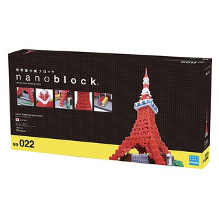 ของแท้จากญี่ปุ่น!!! Kawada NB_022 Nanoblock Tokyo Tower Deluxe Edition ตัวต่อนาโนบล็อคโตเกียวทาวเวอร์