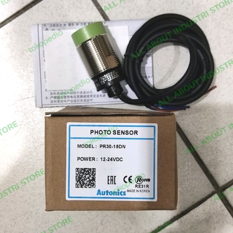 Proximity Sensor Autonics PR30-15DN PR3015DN PR30 15DN NPN DC 3 สาย