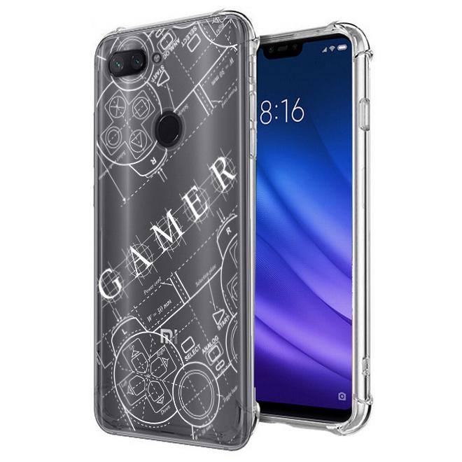 เคส สำหรับ Xiaomi Mi 8 Lite Anti-Shock Protection TPU Case [Gamer Illustration]