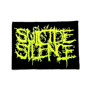 Suicide Silence patch  ตัวรีดติดเสื้อ ฮิปฮอบ อาร์มรีดติดเสื้อ ปลีกส่ง ตัวรีดติดเสื้อ  ลายใหม่ ลายเยอะมาก