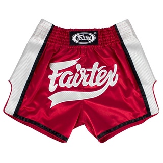 Muay Thai Shorts -Red/White "BS1704"