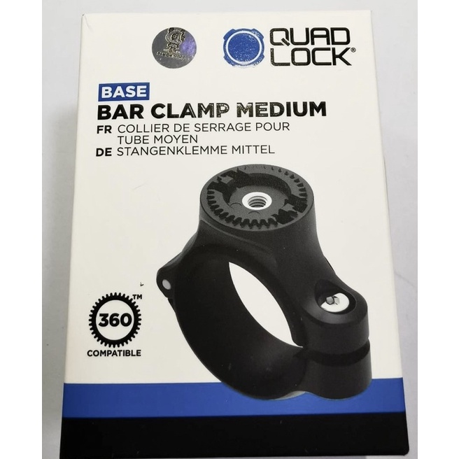 Quad Lock 360 Base Bar Clamp ที่ยึดโทรศัพท์มอเตอร์ไซค์ quad lock