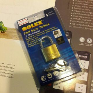 กุญแจสายยู SOLEX รุ่น SL99/30MM
Solid Brass Padlock
by ครูแว่น frogmangear