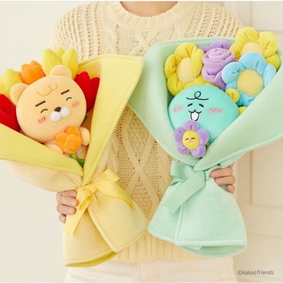 🛒 🌸พร้อมส่ง Kakao Friends ~ Love Ryan Tulip Bouquet Soft Plush🍒🌸